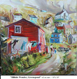 Hillside Wonder, Greenspond, Oil on Canvas